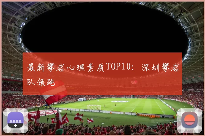 最新攀岩心理素质TOP10：深圳攀岩队领跑